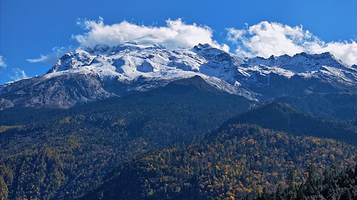 哈巴雪山露营营地
