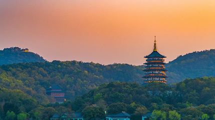雷峰塔景区-雷峰夕照第 1 张图片