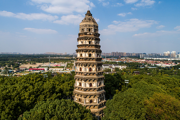 虎丘山风景名胜区-虎丘塔第 1 张图片