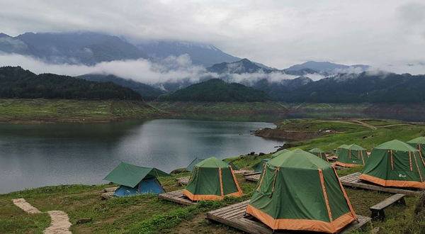 瓦屋山花海露营地