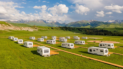 唐布拉百里画廊山与营地第 1 张图片