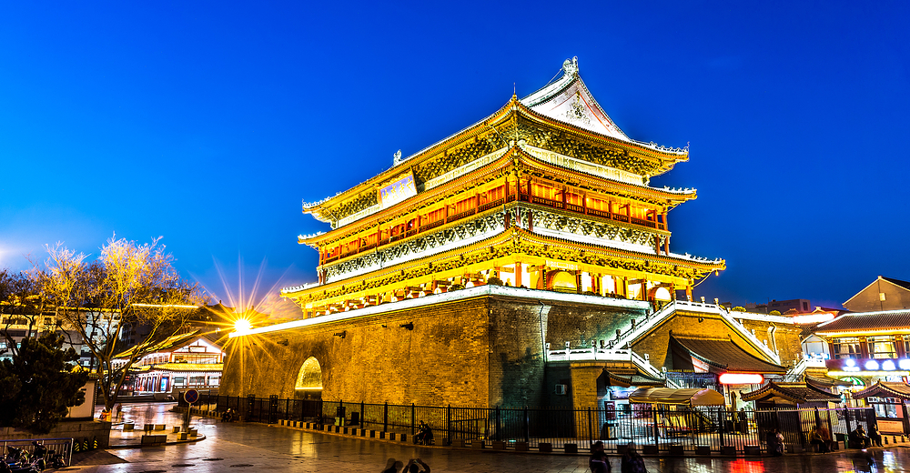 当城墙遇上春晚西安市区城墙钟鼓楼大雁塔纯玩一日游