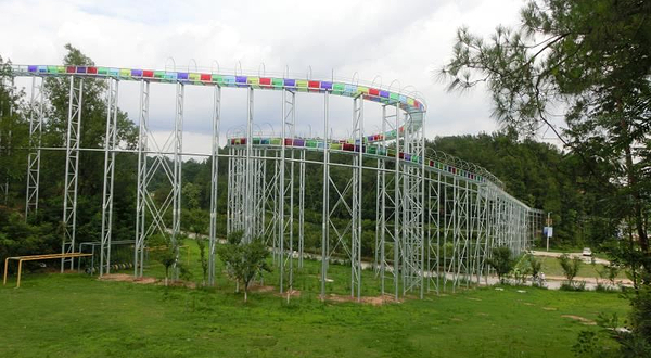 螺湖半岛高空漂流