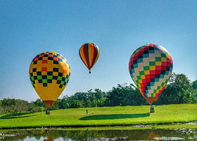 中科院植物园热气球