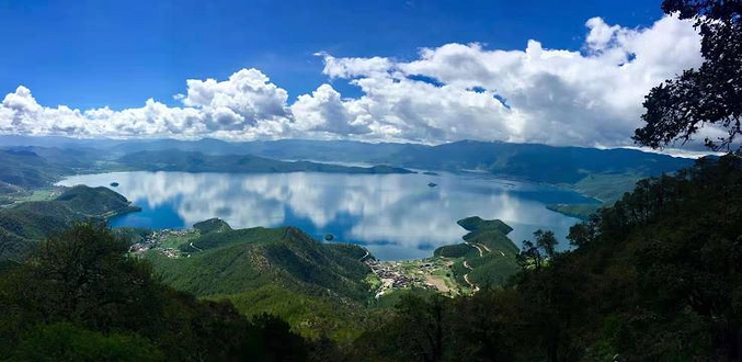 泸沽湖格姆女神山索道