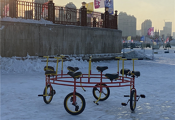 哈尔滨外滩雪人码头第 45 张图片