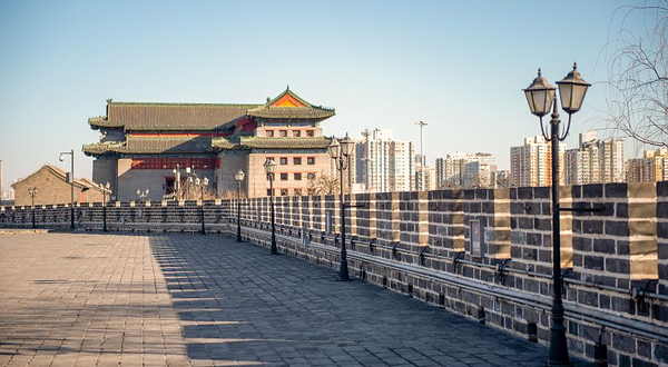 明北京城城墙遗迹