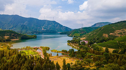 霞幕湖景区第 1 张图片