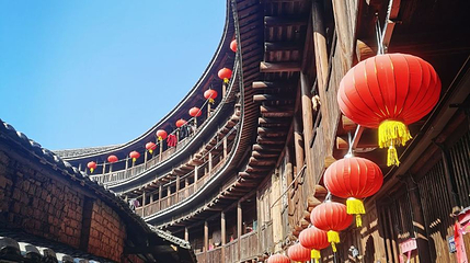 初溪土楼古村落-绳庆楼第 1 张图片