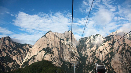 华山西峰索道第 1 张图片