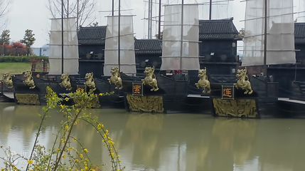 诸葛古镇-草船借箭第 2 张图片