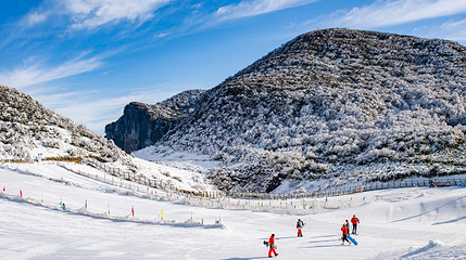 金佛山北坡滑雪场第 1 张图片