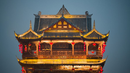 洛带古镇景区-五凤楼第 1 张图片