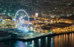 曼谷夜市摩天轮