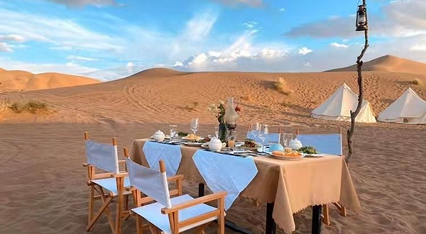 中卫金沙海遇见星空露营地