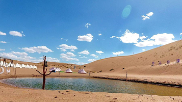 中卫沙坡头区漠北星空沙漠露营地