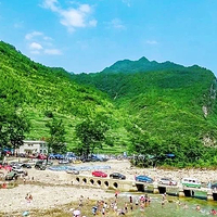 云锣山青龙峡漂流