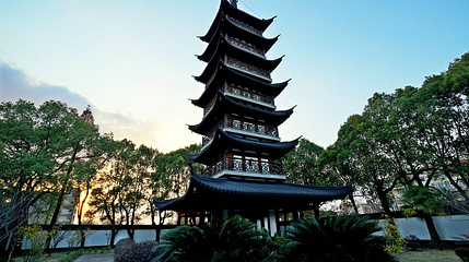 青浦环城水系公园-万寿塔第 1 张图片