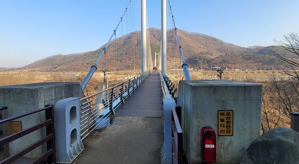 抱川汉滩江天空之桥
