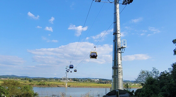 临津阁和平缆车