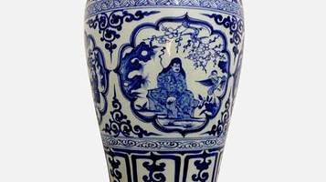 元青花四爱图梅瓶