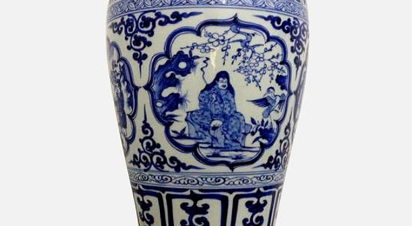 元青花四爱图梅瓶