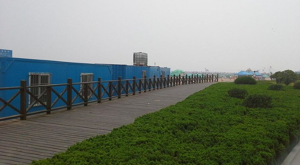 海水浴场-观海木栈道