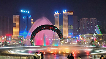 宝鸡南站-音乐喷泉