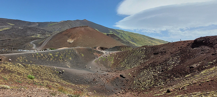 Craters Silvestri of Mount Etna