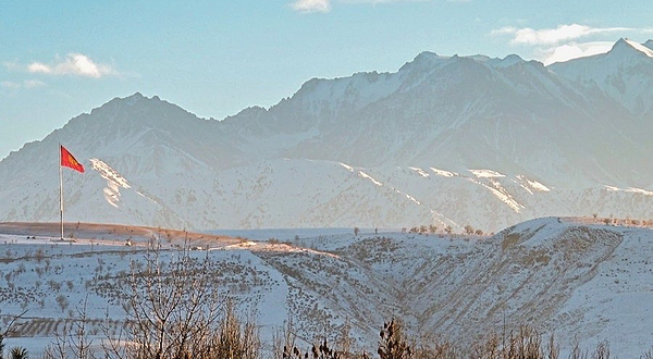 Flagstaff With Country Flag