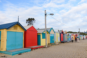 布莱顿海滩更衣小屋