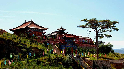 北岳恒山-恒山庙第 1 张图片