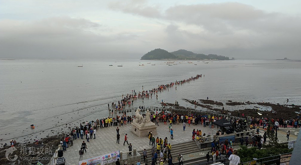 珍岛神奇的海路