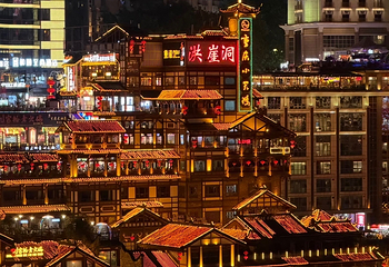 洪崖洞民俗风貌区第 129 张图片