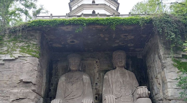 北山石刻景区-背塔二佛