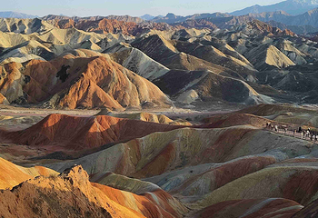 张掖七彩丹霞旅游景区第 353 张图片