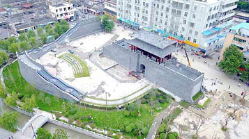 高邮市北门城墙遗址公园