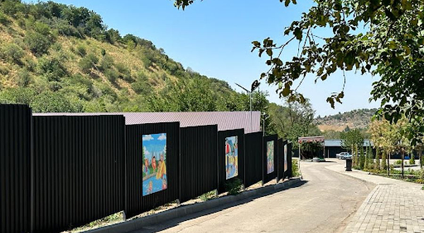 Pavilions at the spring (recreation and camping area)