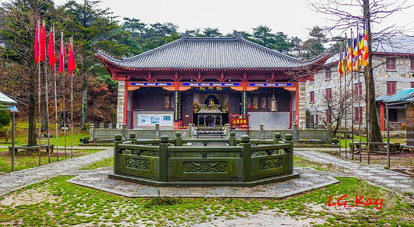 庐山国家重点风景名胜区诺那塔院-小天池