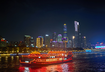 珠江夜游海心沙西区码头第 7 张图片