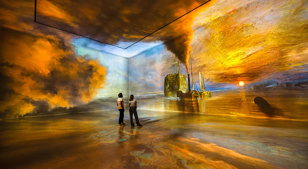 伦敦无框沉浸式艺术体验