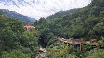崂山九水游览区-栈道