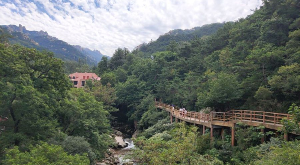 崂山九水游览区-栈道