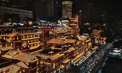 洪崖洞民俗风貌区第 236 张图片