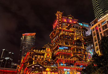 洪崖洞民俗风貌区第 88 张图片