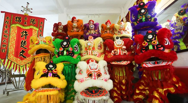 许楚文龙狮武术馆