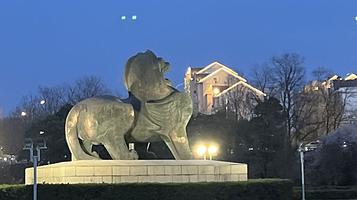 月牙湖公园北区-玄武雕塑