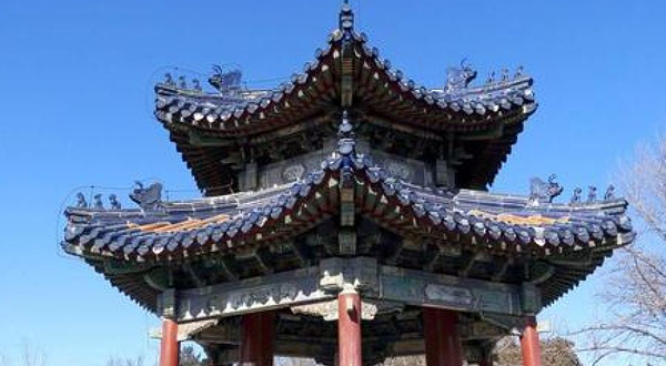 白塔山公园-百花亭