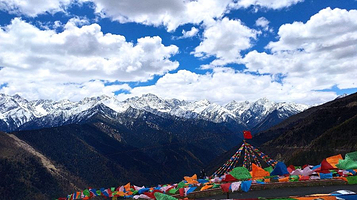 巴朗山大雪塘观景台
