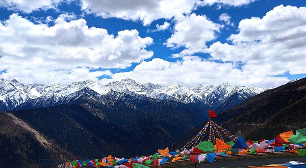 巴朗山大雪塘观景台